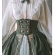 Surface Spell Unfinished Embroidered Open Front Corset Skirt(Leftovers/Full Payment Without Shipping)